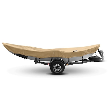 Eevelle Boat Cover DRIft BOAT, Outboard Fits 18ft L up to 96in W Khaki WSDFT1896B-KHA